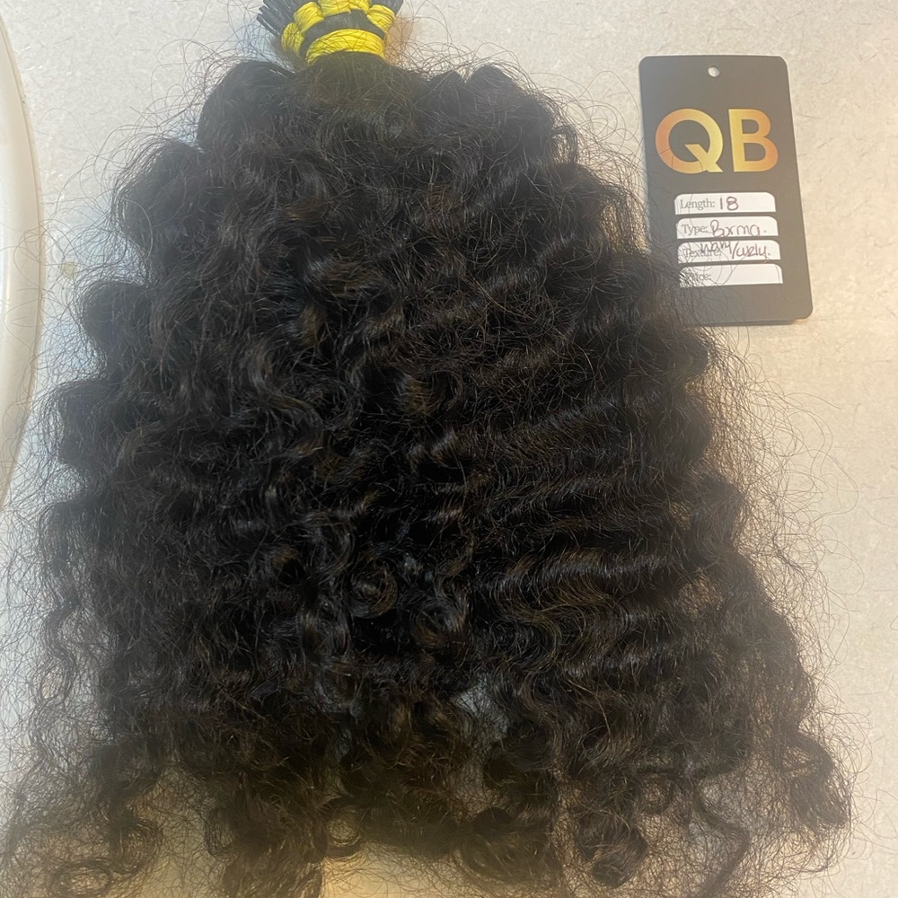 Custom hair extensions.